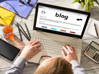 Blog Weblog Media Digital Social Dictionary Online Concept - Stock Image